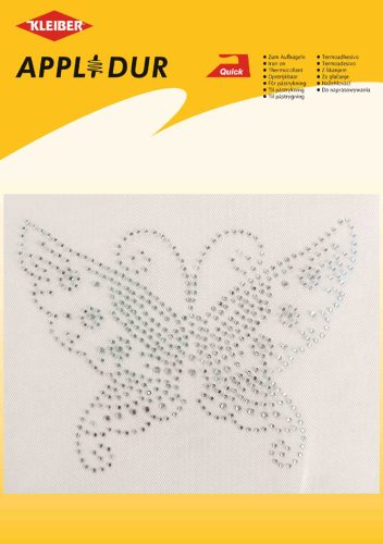 KLEIBER Application strass XL 'Papillon', 140 x 100 mm