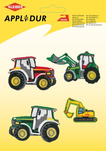 KLEIBER Assortiment d'applications 'Vehicles 1', 4 motifs