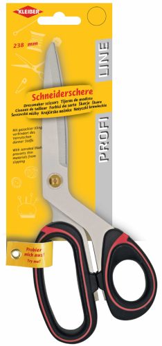 KLEIBER Ciseaux de couture Profiline, 238 mm, noir/rouge