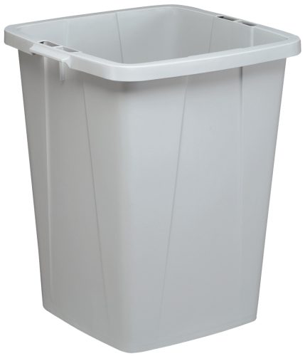 DURABLE Poubelle DURABIN ECO 90, carré, gris