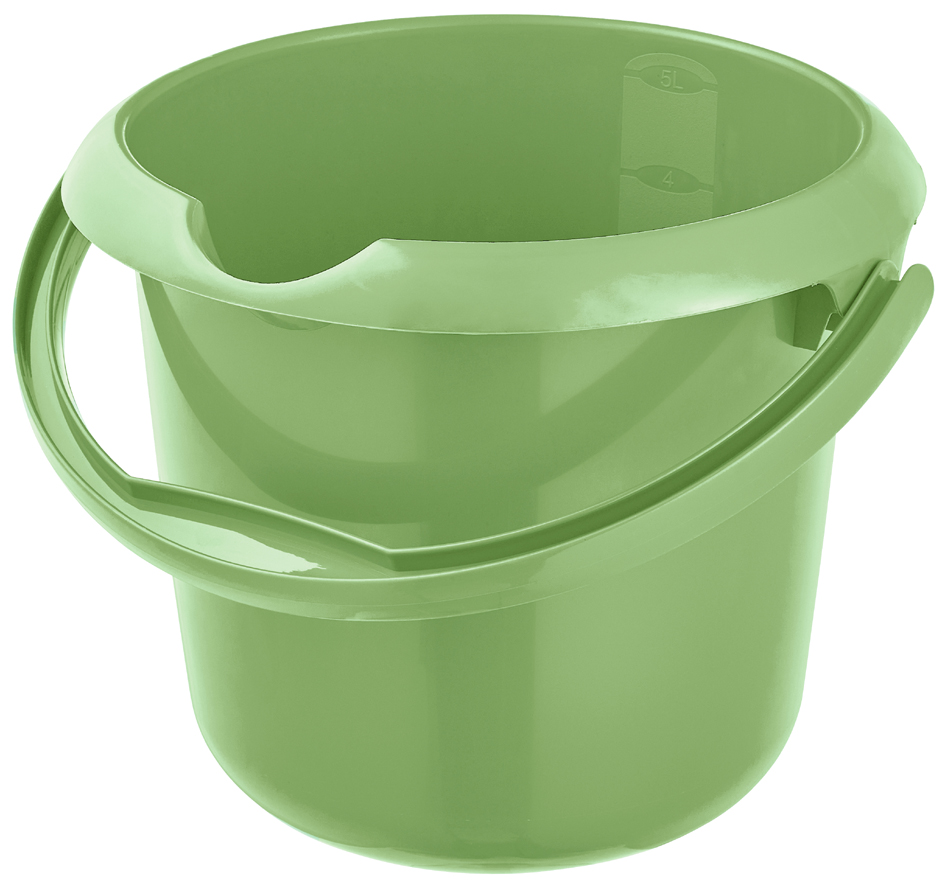 keeeper Seau 'mika eco', rond, 5 litres, grass green