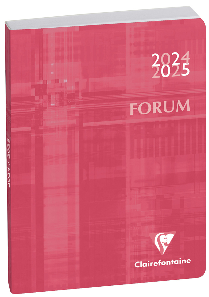 Clairefontaine Agenda scolaire FORUM Metric, 2025/2026,rouge