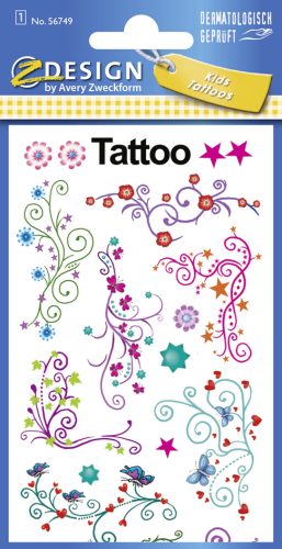 ZDesign KIDS Tatouages 'sarments', coloré