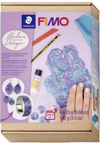 FIMO Kit pâte à modeler SOFT design abalone, à cuire au four