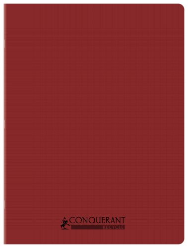 CONQUERANT CLASSIQUE Cahier recyclé, 170 x 220 mm, rouge