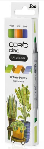 COPIC Marqueur ciao, set de 3 'Botanic Palette'