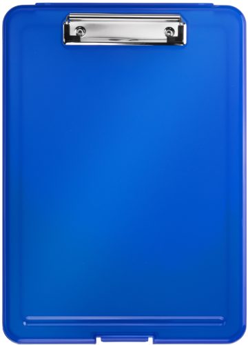 helit Porte-bloc avec compartiment 'the clip', A4, bleu