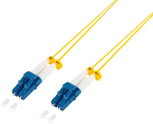 LogiLink Câble patch fibre optique, 2x LC-Duplex, OS2, 7,5 m