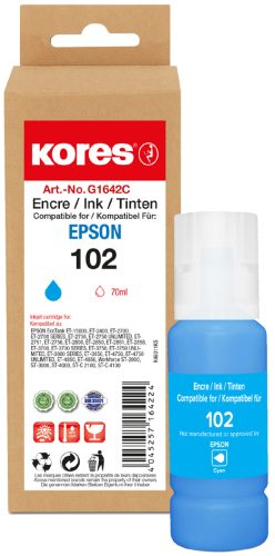 Kores Flacon d'encre G1655Y remplace EPSON 113, jaune
