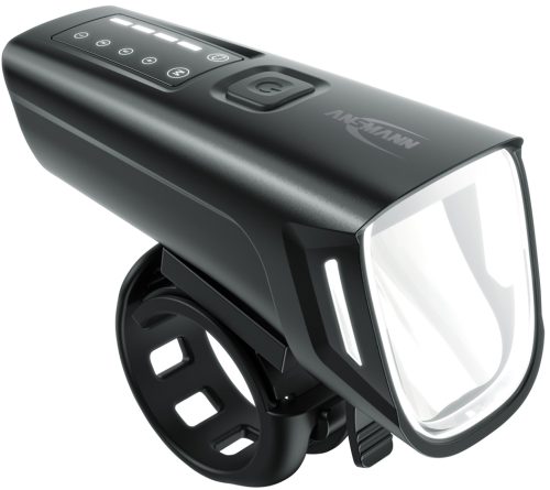 ANSMANN Feu avant LED pour vélo, 100 lux, noir