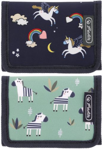 herlitz Porte-monnaie 'Zebra Unicorn Mix', polyester
