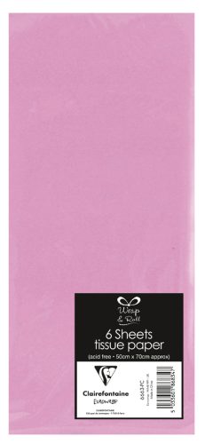 Clairefontaine Papier de soie, (l)500 x (H)700 mm, rose