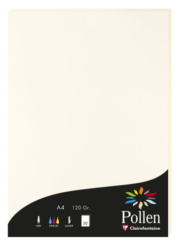 Pollen by Clairefontaine Papier A4, blanc naturel