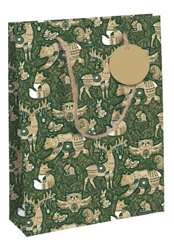 Clairefontaine Sac cadeau de Noël 'Forest', large