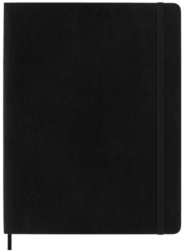 MOLESKINE Carnet souple, XL, uni, noir