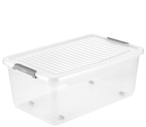 keeeper Boîte de rangement 'leo', 37 litres, transparent