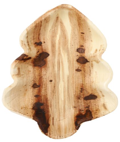 PAPSTAR Assiette feuille de palmier 'pure' Christmas Tree