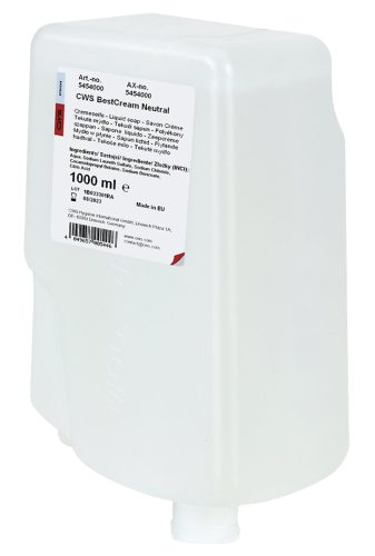 CWS Savon crème BestCream, incolore, 500 ml