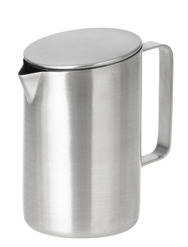 Esmeyer Pot à lait avec couvercle VISTA, rond, argent