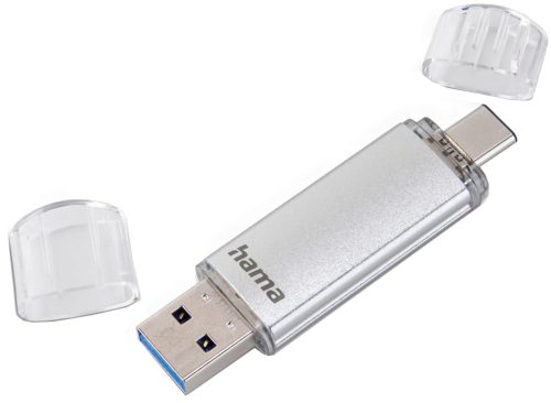 hama Clé USB 3.0/3.1 'C-Laeta', 32 GB, argent