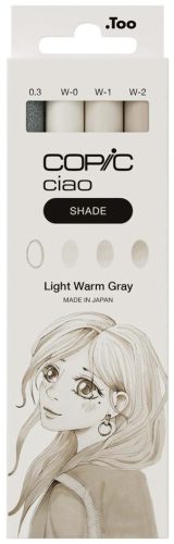 COPIC Marqueur ciao, kit 3+1 SHADE 'Light Warm Gray'