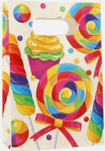 PAPSTAR Pochette cadeau 'Candies', 140 x 210 x 60 mm