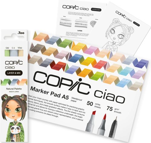 COPIC Marqueur ciao 'LAYER & MIX Manga Starter Set', Natural