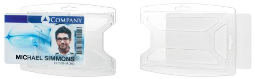 DURABLE Porte-badge 'reXycle', pour 1 badge, transparent