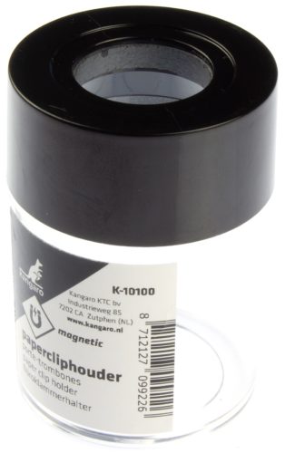 kangaro Distributeur de trombones, rond, transparent/noir