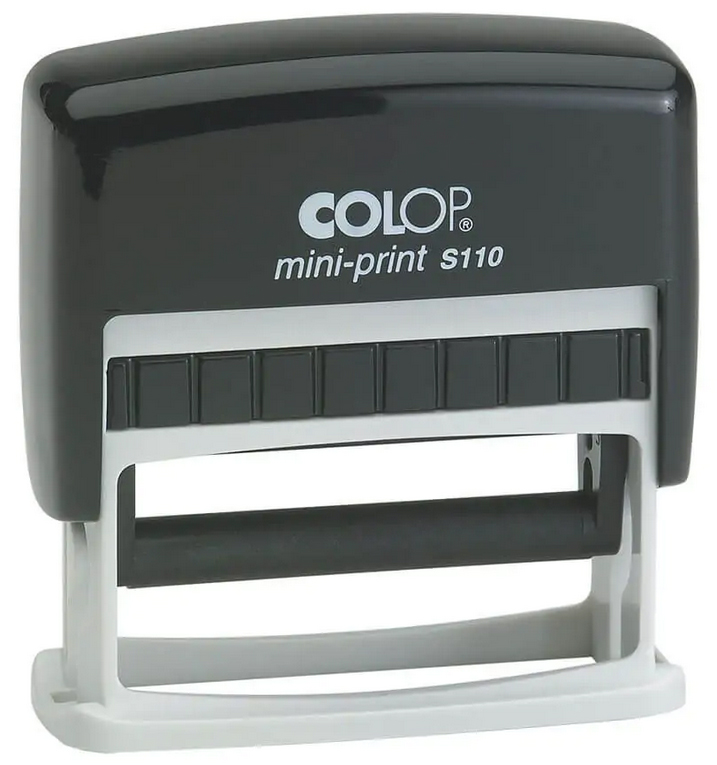 COLOP Tampon pour texte Mini-Print S110, noir