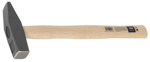 Bradas Marteau de serrurier, 500 g, avec manche en bois