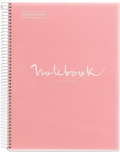 MIQUELRIUS Cahier à spirale 'Notebook EMOTIONS', A4, corail