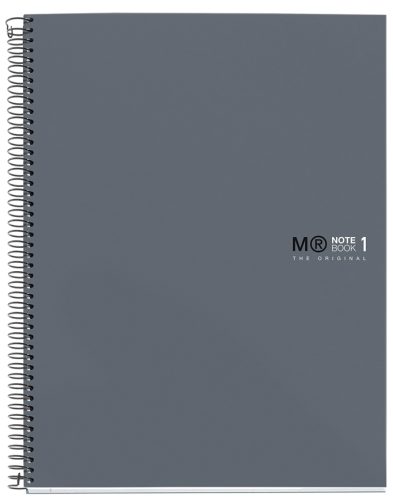 MIQUELRIUS Cahier à spirale 'Notebook THE ORIGINAL' A5, gris