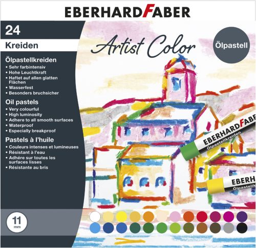 EBERHARD FABER Pastel à l'huile Artist Color, étui de 24