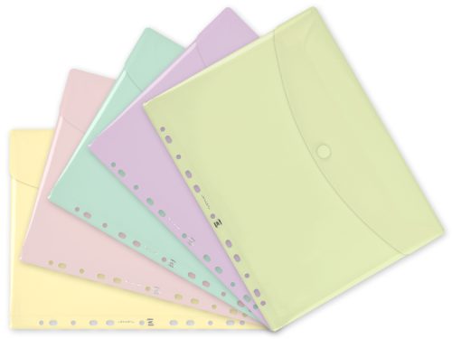 Oxford Pochette à documents Punched Pockets Pastell, A4