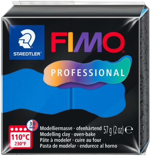FIMO PROFESSIONAL Pâte à modeler, 57 g, bleu
