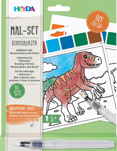 HEYDA Kit d'aquarelles 'Licorne', 10 motifs