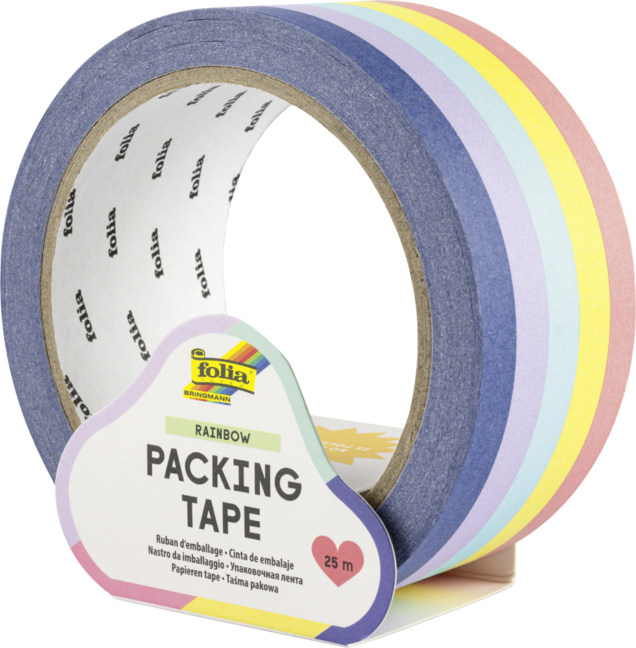folia Ruban adhésif d'emballage RAINBOW, 48 mm x 25 m