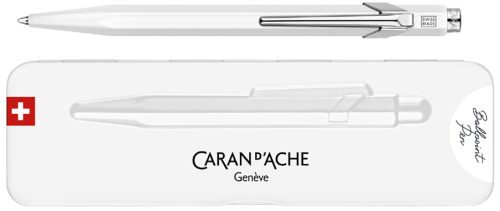 CARAN D'ACHE Stylo à bille 849 Fluo Line, blanc