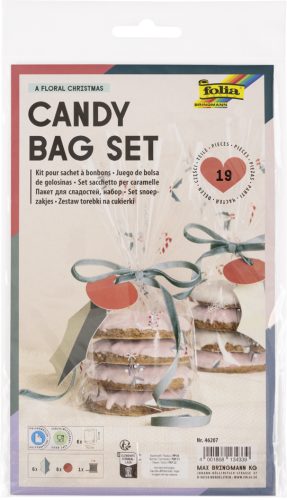 folia Kit sachet à fond plat / Candy Bag 'Floral Christmas'