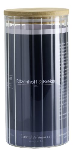 Ritzenhoff & Breker Bocal LINEA, rond, 1,3 litre