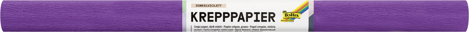 folia Rouleau de papier crépon, 500 mm x 2,5 m, violet foncé