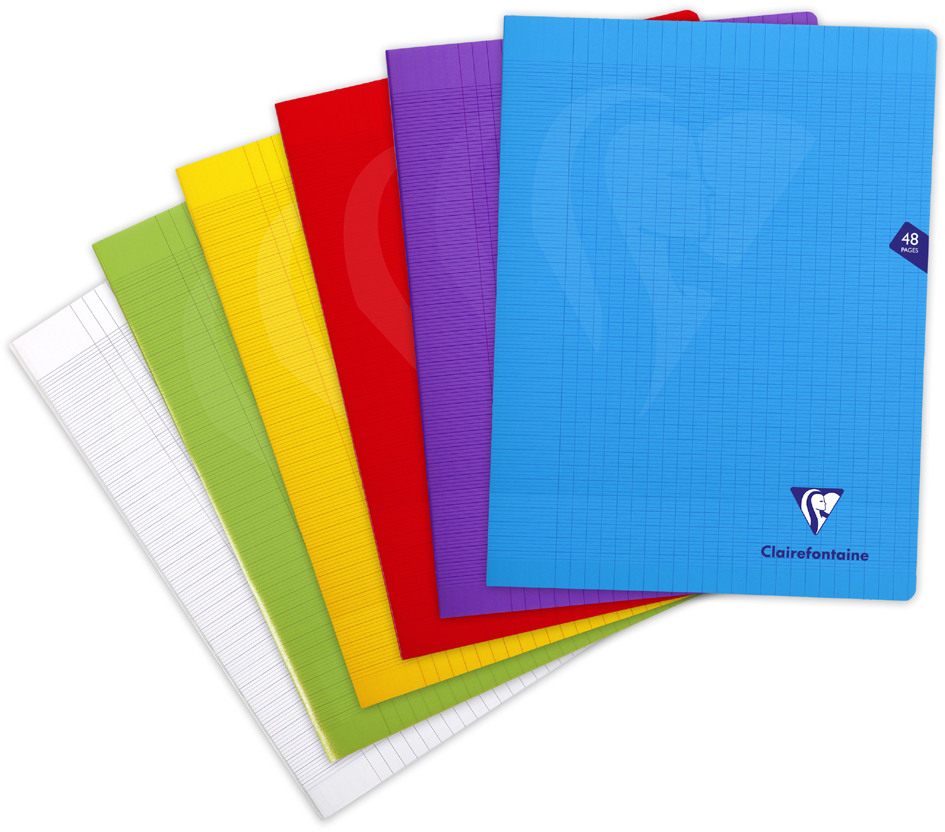 Clairefontaine Cahier piqûre Mimesys, A4, séyès, violet