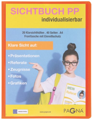 PAGNA Protège-documents de présentation 'School', orange