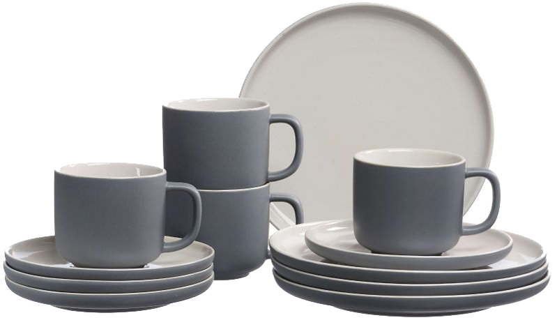 Ritzenhoff & Breker Service à café JASPER, 12 pièces, gris