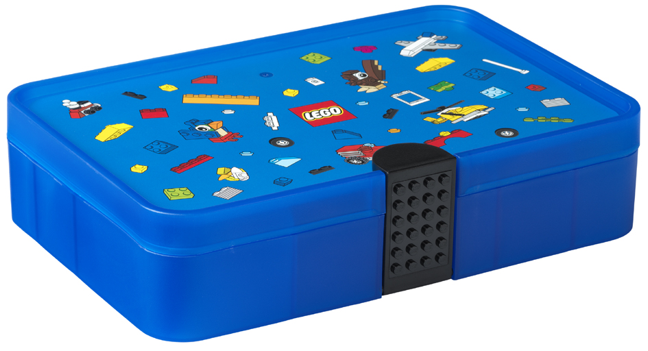 LEGO Boîte de tri SORTING BOX ICONIC, bleu translucide