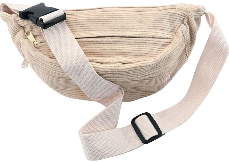 EBERHARD FABER Sac banane, en velours, beige