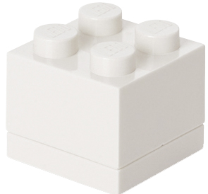 LEGO Boîte à snack MINI BOX 4, 60 ml, blanc