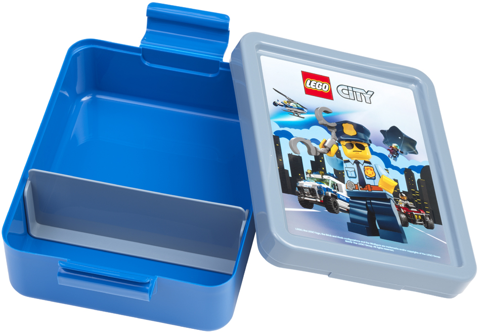 LEGO Boîte à goûter LUNCH BOX CITY, bleu