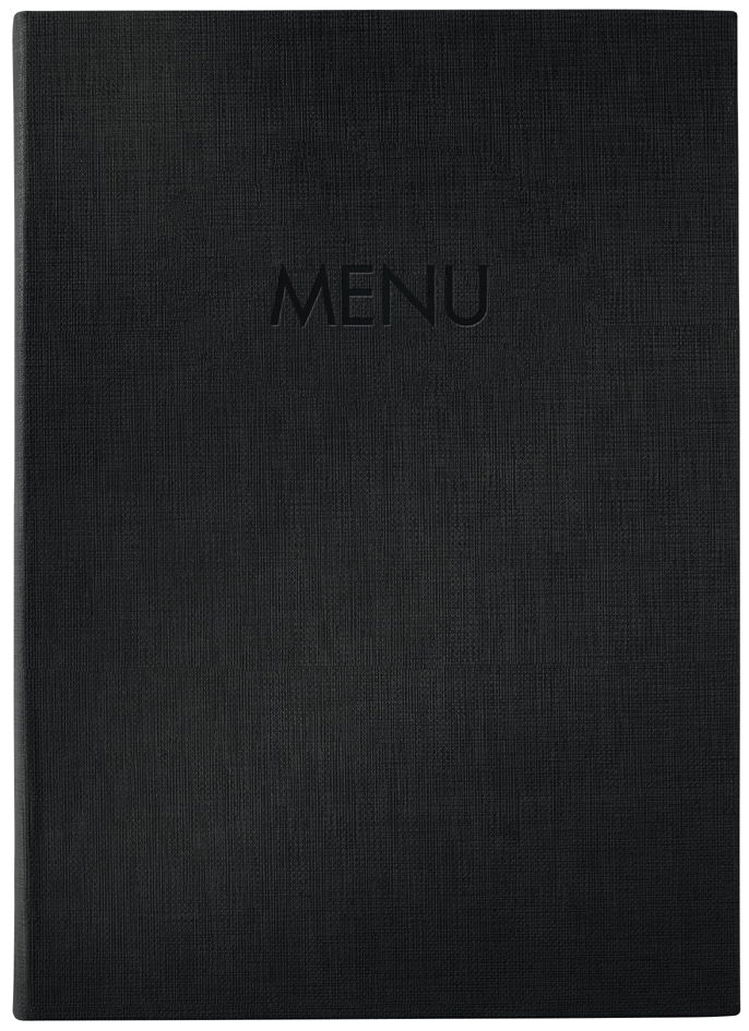 sigel Chemise pour menu 'MENU', A4, noir